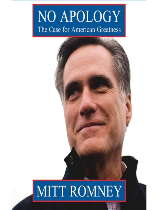 Title details for No Apology by Mitt Romney - Available